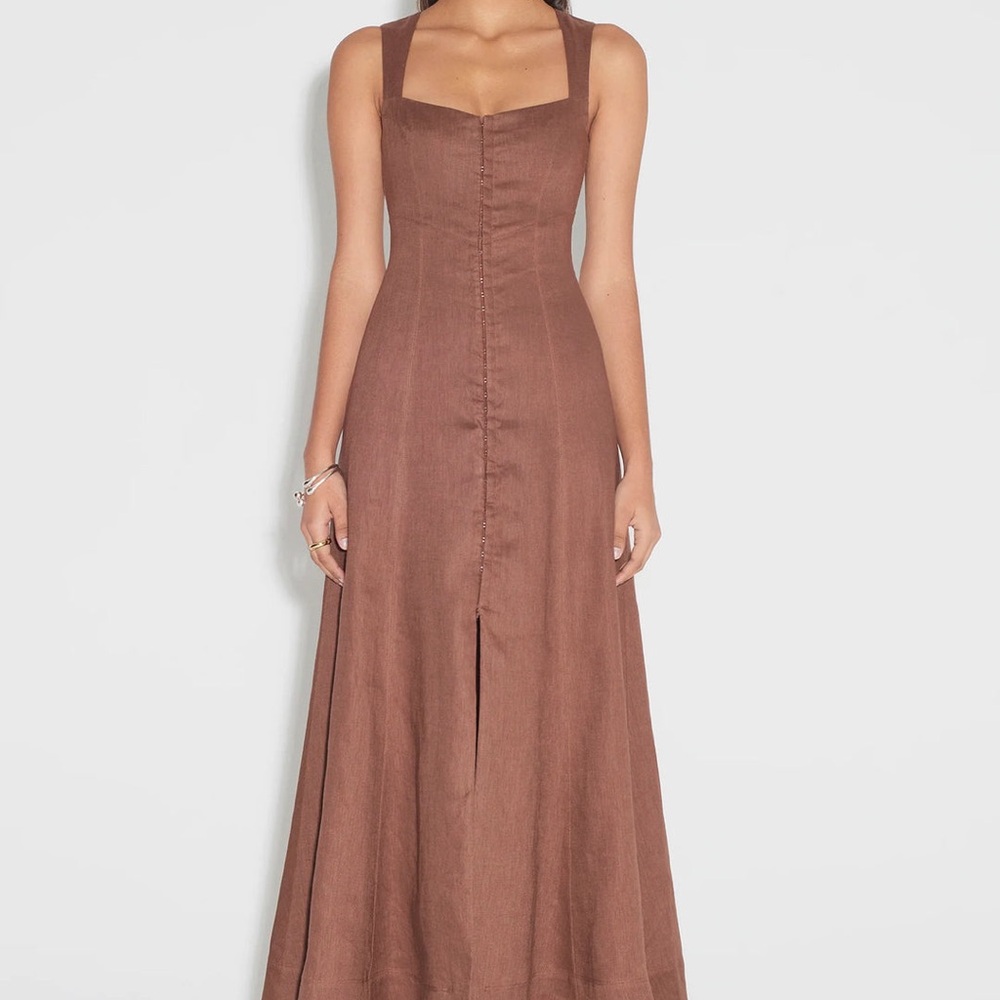 Hansen & Gretal Brown Maxi Dress
